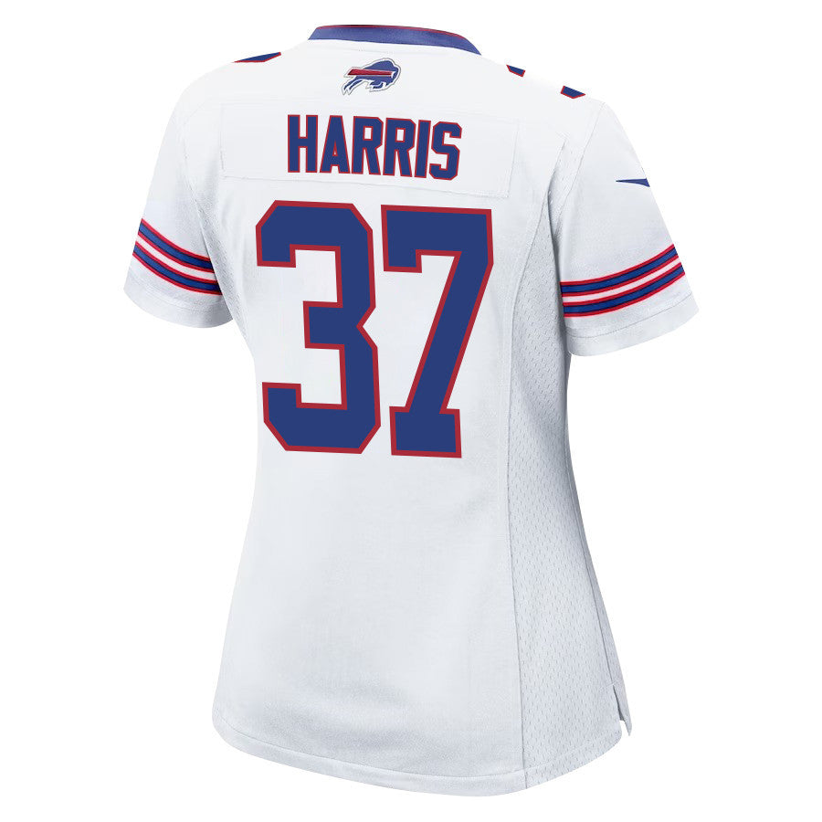 Damien Harris 37 Buffalo Bills Women Game Jersey - White