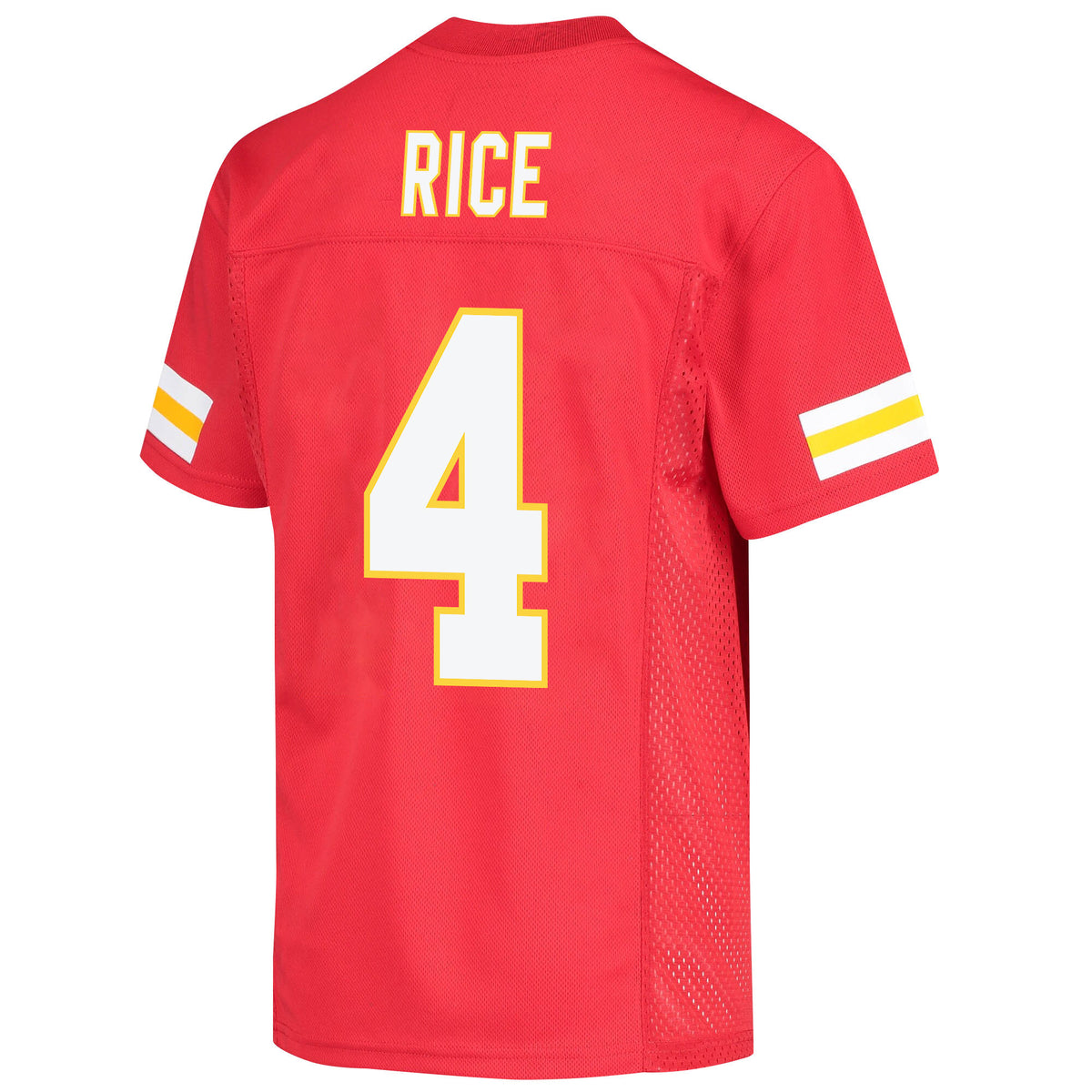 Rashee Rice 4 Kansas City Chiefs Game Jersey - Youth, Red