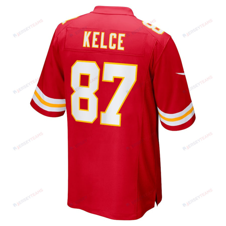 Travis Kelce 87 Kansas City Chiefs Game Men Jersey - Red