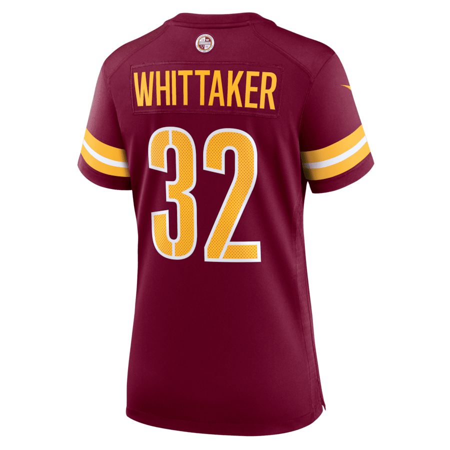 Jace Whittaker 32 Washington Commanders Women's Game Jersey - Burgundy