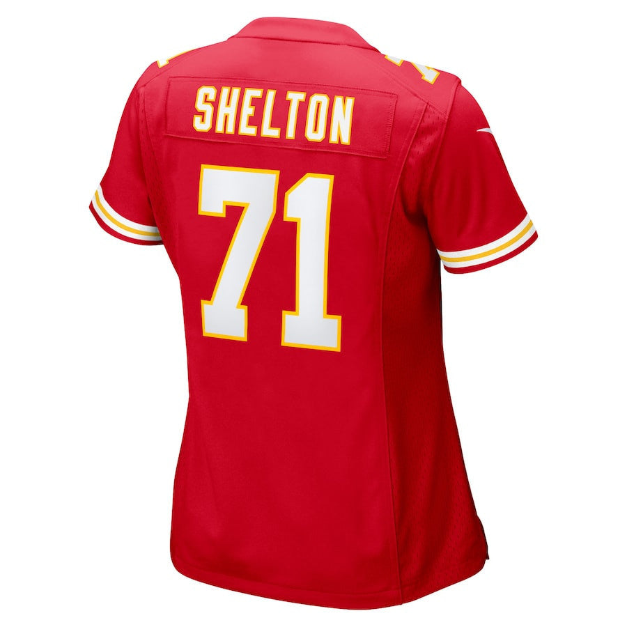 Danny Shelton 71 Kansas City Chiefs Game Women Jersey - Red