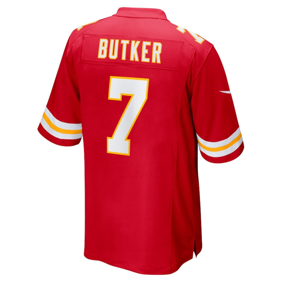 Harrison Butker 7 Kansas City Chiefs Game Men Jersey - Red