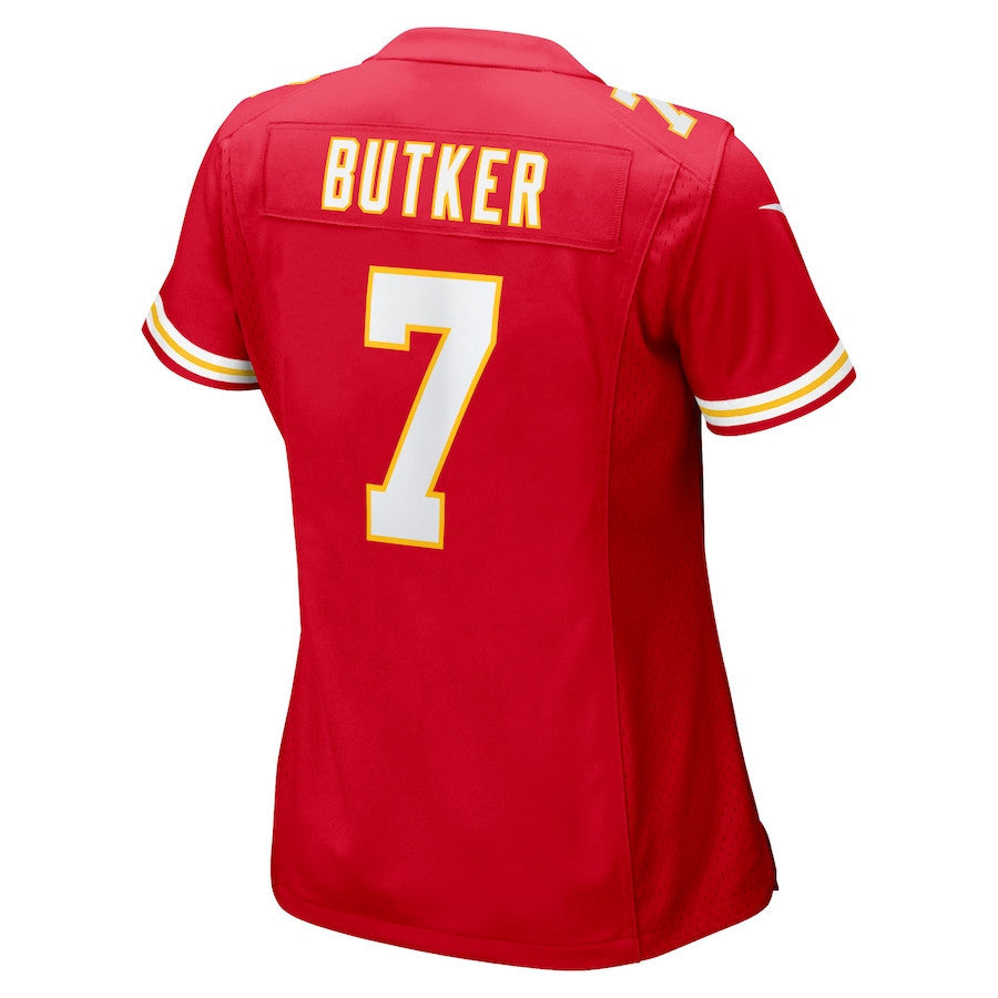 Harrison Butker 7 Kansas City Chiefs Game Women Jersey - Red