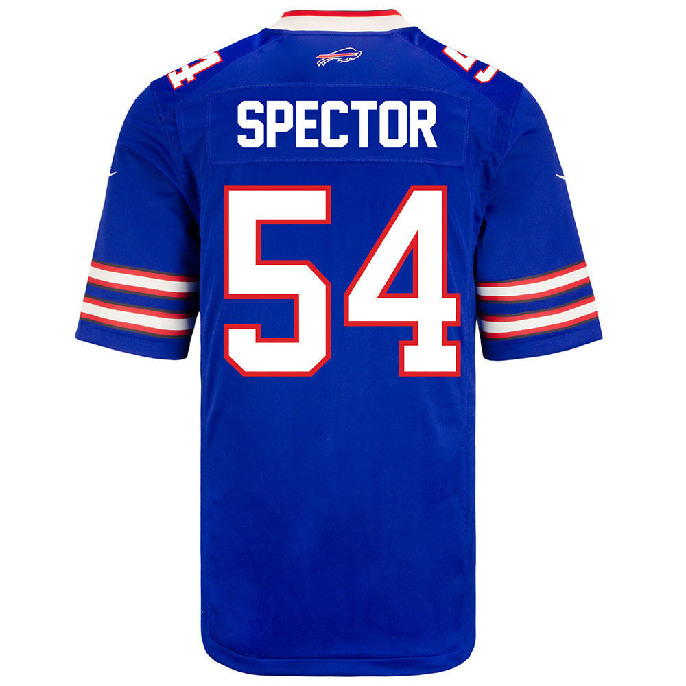 Baylon Spector 54 Buffalo Bills Men Home Game Jersey - Royal