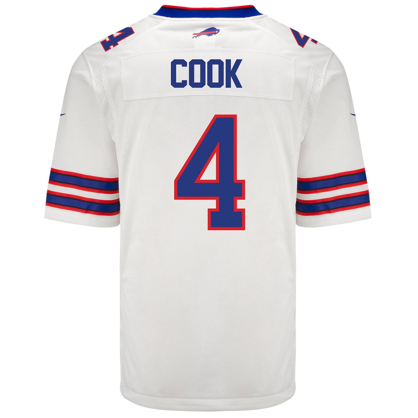 James Cook 4 Buffalo Bills Men Away Game Jersey - White
