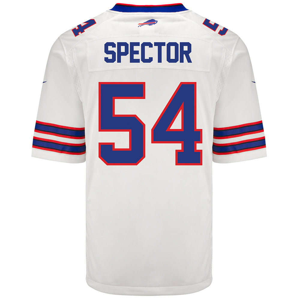 Baylon Spector 54 Buffalo Bills Men Away Game Jersey - White