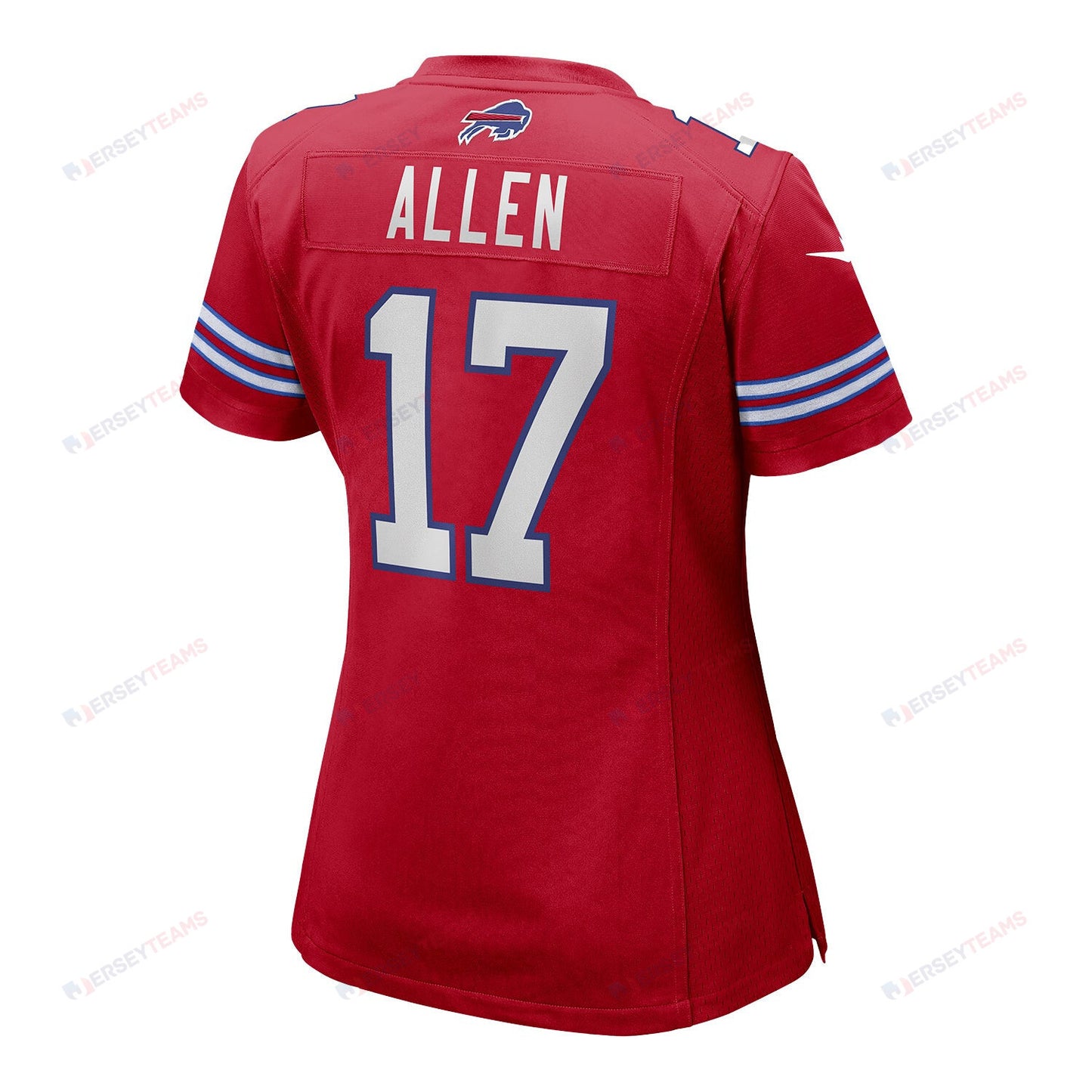 Josh Allen 17 Buffalo Bills Women Alternate Game Jersey - Red