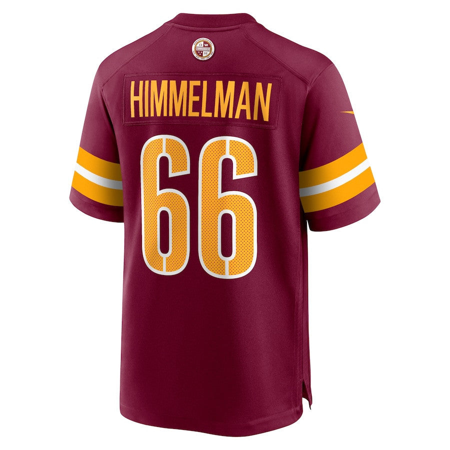 Drew Himmelman 66 Washington Commanders Men Game Jersey - Burgundy
