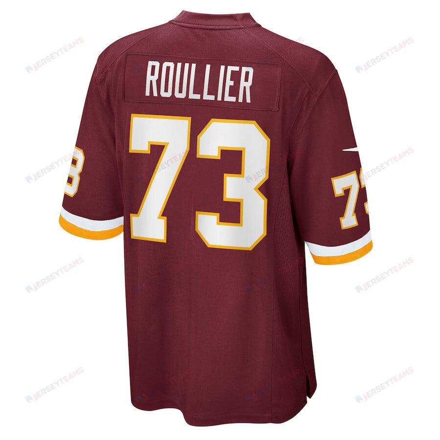 Chase Roullier 73 Washington Commanders Football Team Men Game Jersey - Burgundy
