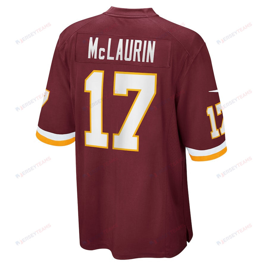 Terry McLaurin 17 Washington Commanders Football Team Men Game Jersey - Burgundy
