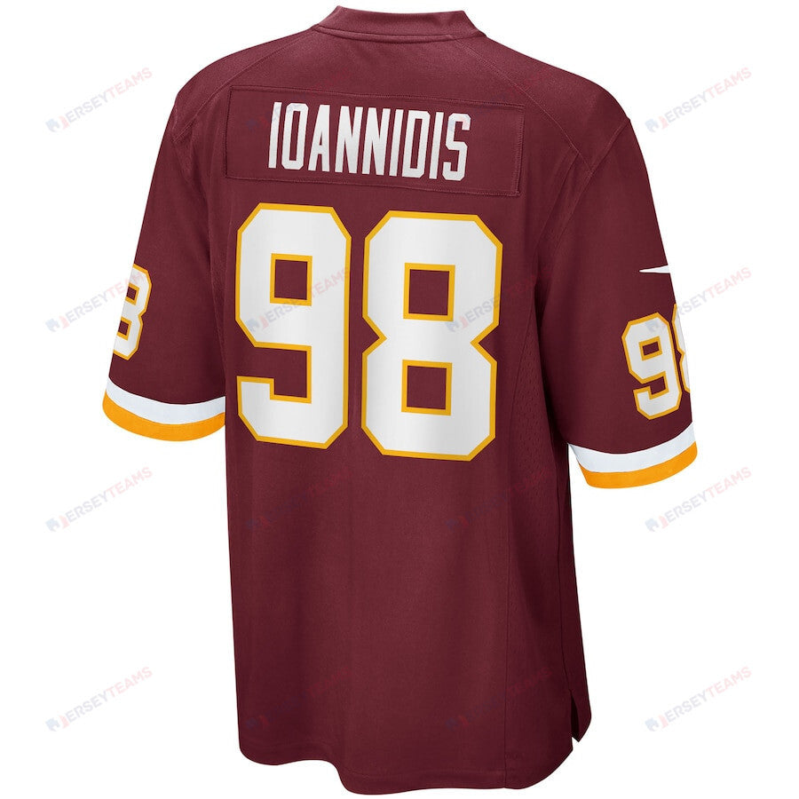 Matt Ioannidis 98 Washington Commanders Football Team Men Game Jersey - Burgundy