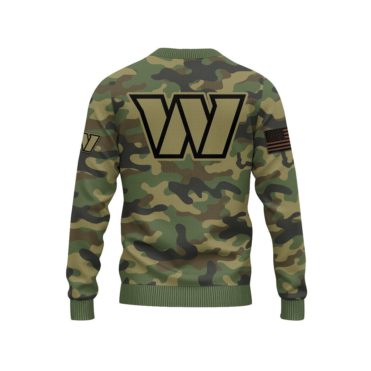 Washington Commanders Camo Salute To Service Sweater Printed - Camo