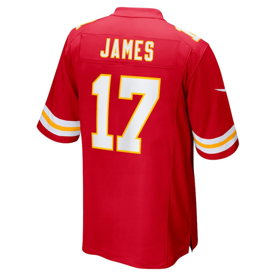 Richie James 17 Kansas City Chiefs Men Game Jersey - Red