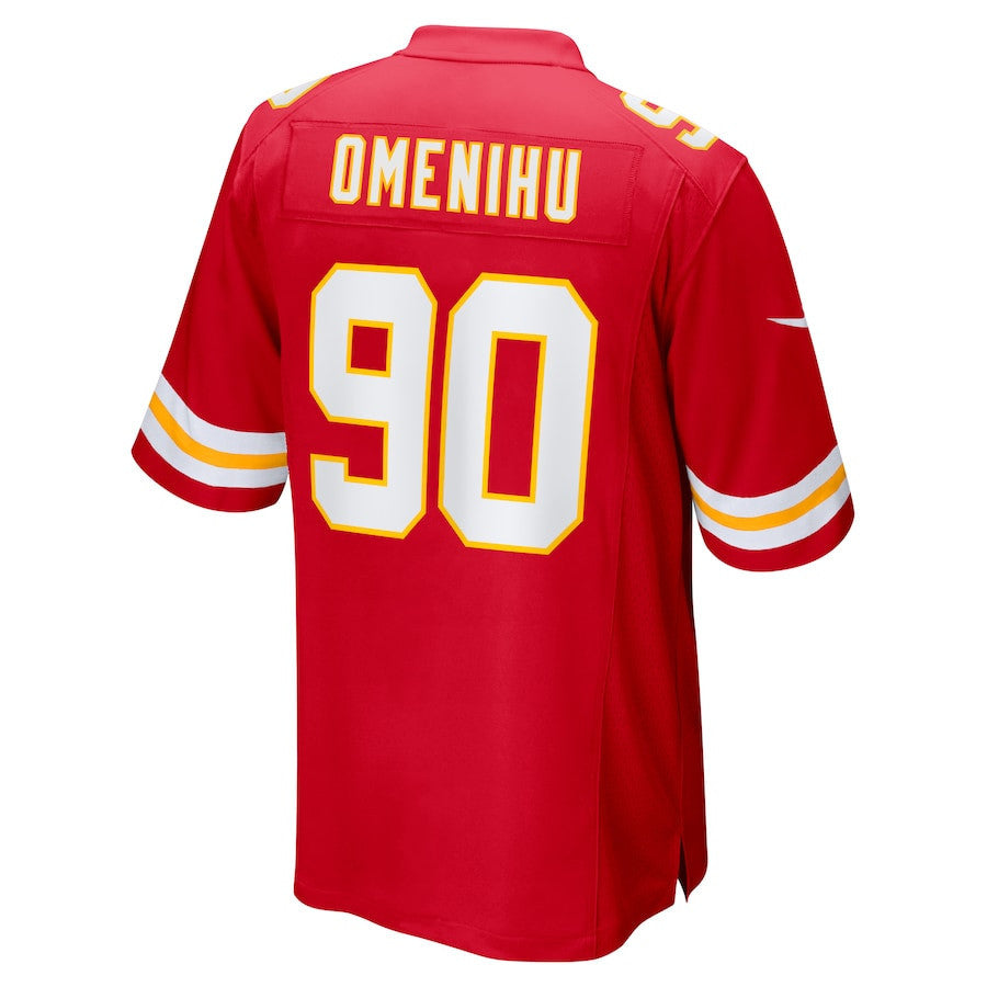 Charles Omenihu 90 Kansas City Chiefs Men Game Jersey - Red