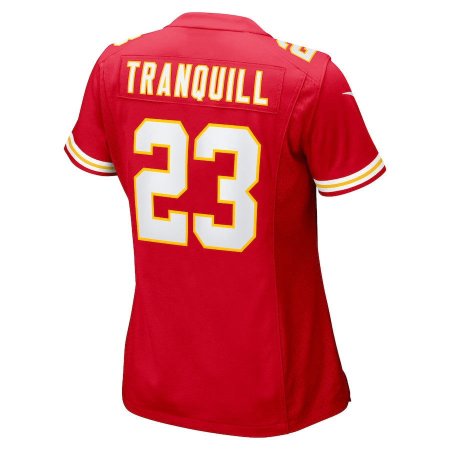 Drue Tranquill 23 Kansas City Chiefs Women Game Jersey - Cardinal