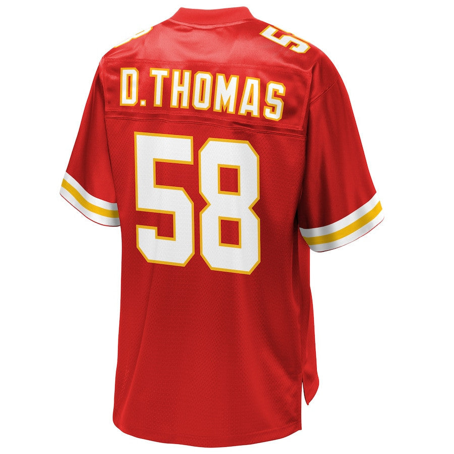 Derrick Thomas 58 Kansas City Chiefs Pro Line Men Retired Jersey - Red