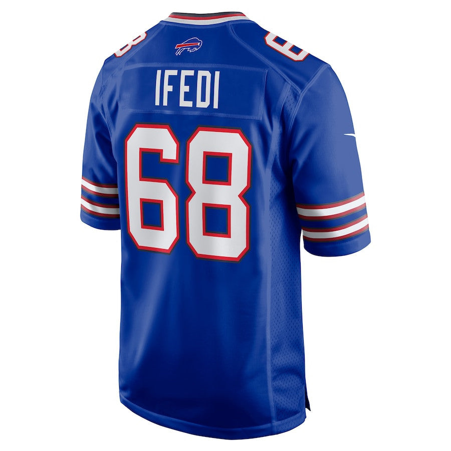 Germain Ifedi 68 Buffalo Bills Men Team Game Jersey - Royal