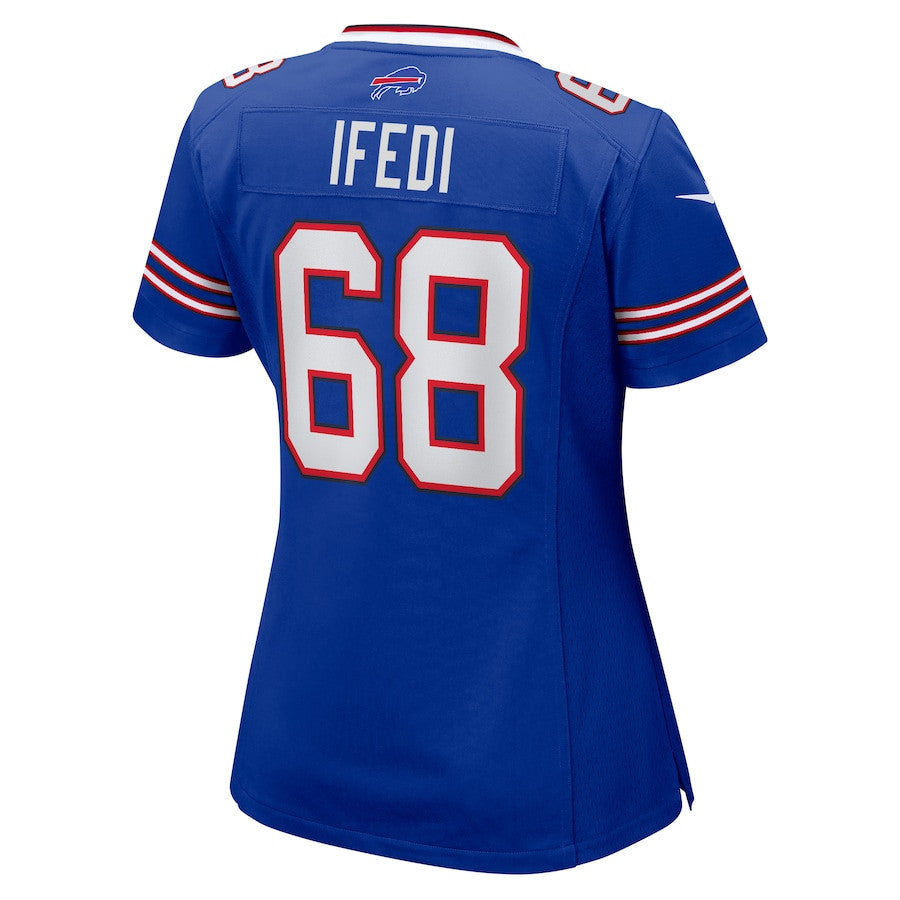 Germain Ifedi 68 Buffalo Bills Women Team Game Jersey - Royal