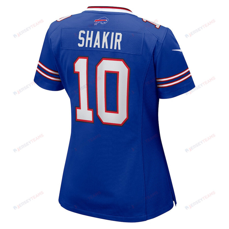 Khalil Shakir 10 Buffalo Bills Women Game Jersey - Royal