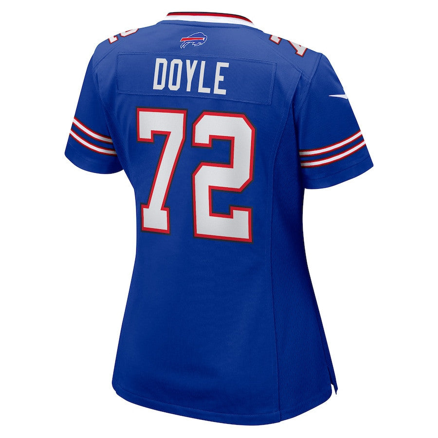 Tommy Doyle 72 Buffalo Bills Women Game Jersey - Royal