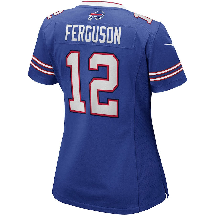 Joe Ferguson 12 Buffalo Bills Women Game Retired Jersey - Royal
