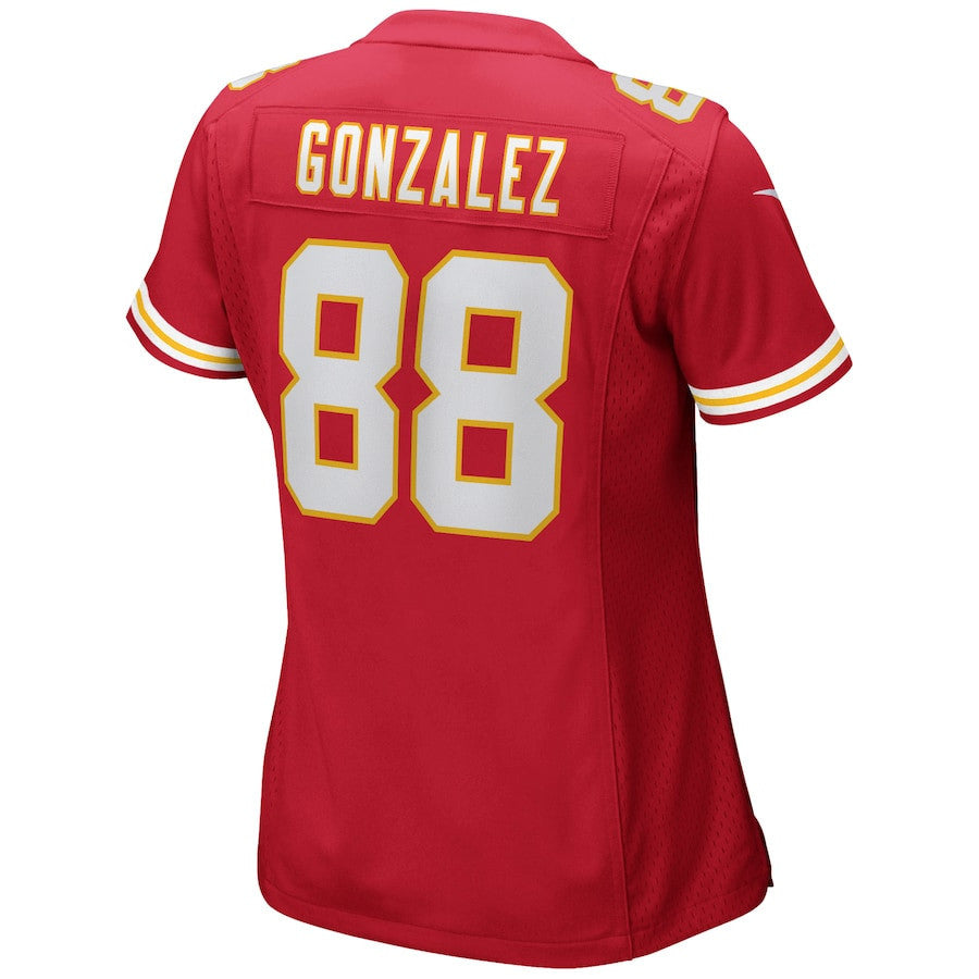 Tony Gonzalez 88 Kansas City Chiefs Women Game Retired Jersey - Red