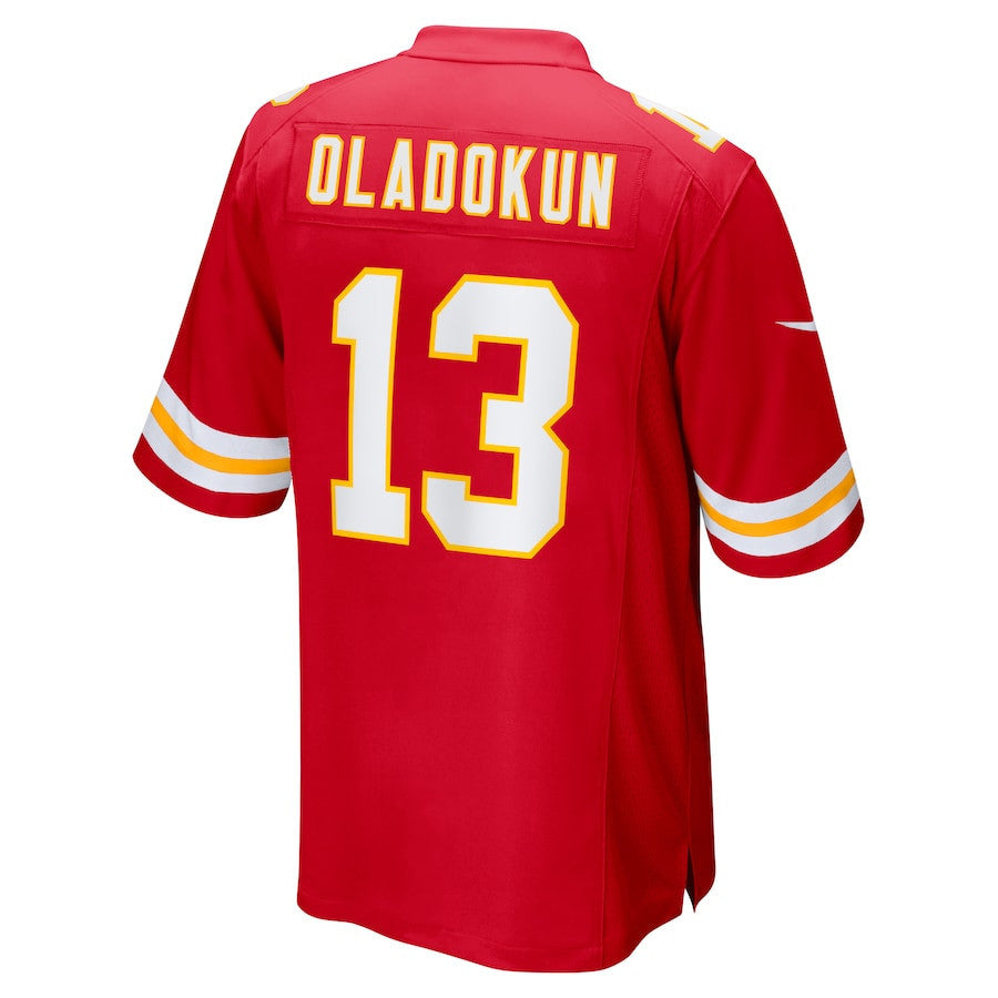Chris Oladokun 13 Kansas City Chiefs Game Men Jersey - Red