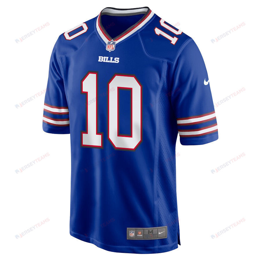 Mitch Trubisky 10 Buffalo Bills Team Game Men Jersey - Royal