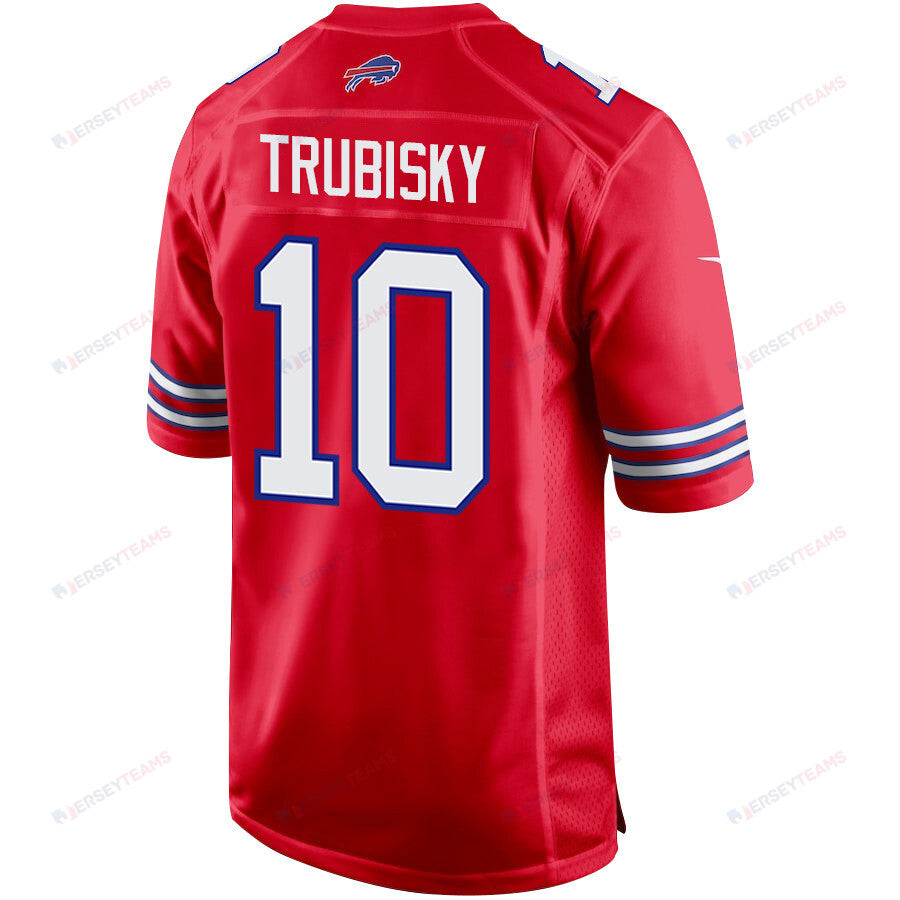 Mitch Trubisky 10 Buffalo Bills Team Game Men Jersey - Red