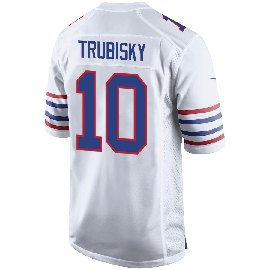 Mitch Trubisky 10 Buffalo Bills Team Alternate Game Men Jersey - White