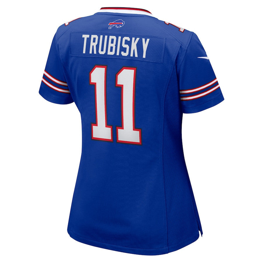 Mitchell Trubisky 11 Buffalo Bills Game Women Jersey - Royal