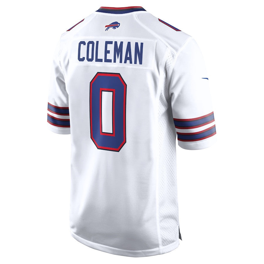 Keon Coleman 0 Buffalo Bills Game Men Jersey - White