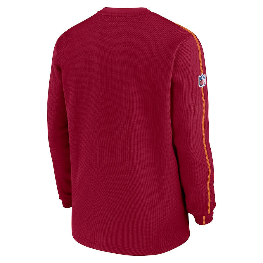 Washington Commanders 2024 Sideline Long Sleeve Shirt - Men's Burgundy