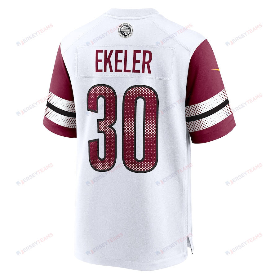 Austin Ekeler 30 Washington Commanders Game Men Jersey - White