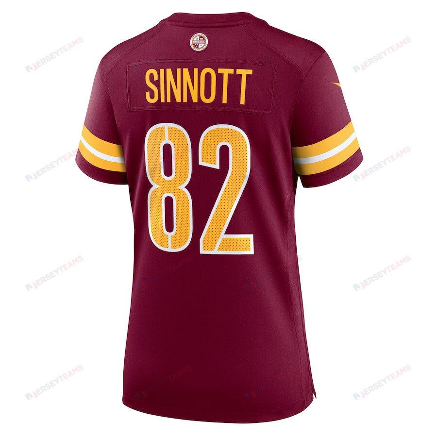 Ben Sinnott 82 Washington Commanders Women's Game Jersey - Burgundy