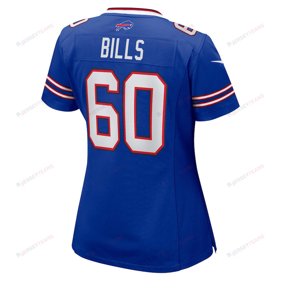 Keaton Bills 60 Buffalo Bills Women's Game Jersey - Royal