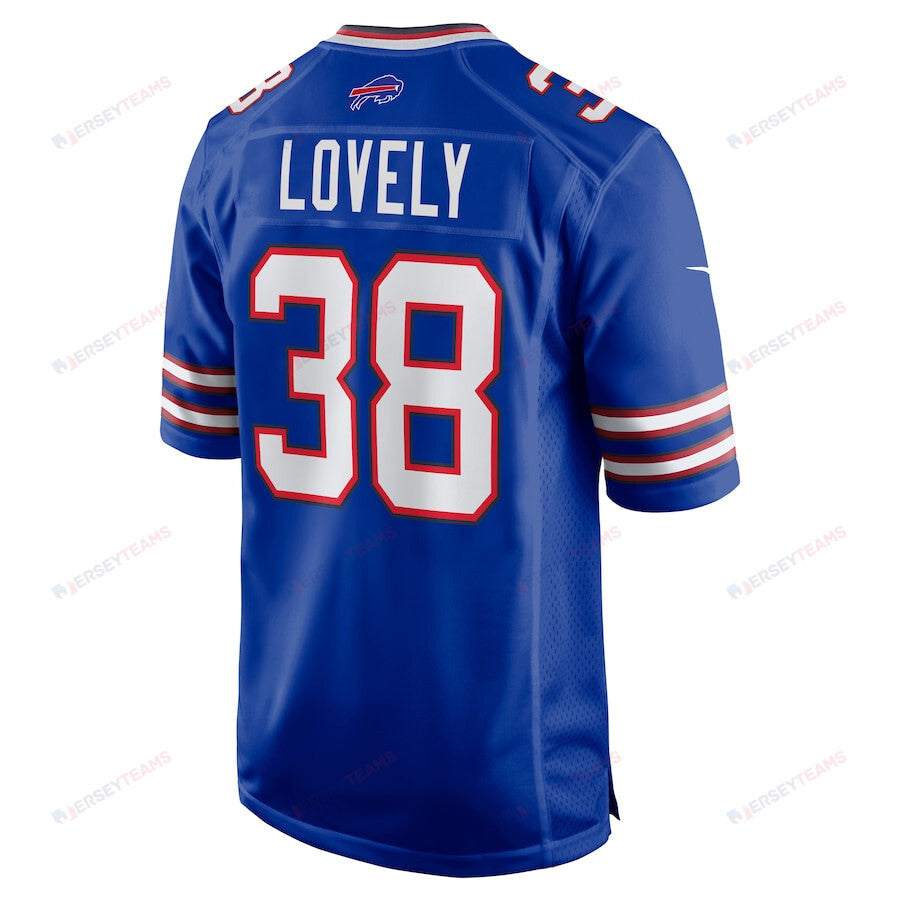 Keni-H Lovely 38 Buffalo Bills Game Men Jersey - Royal