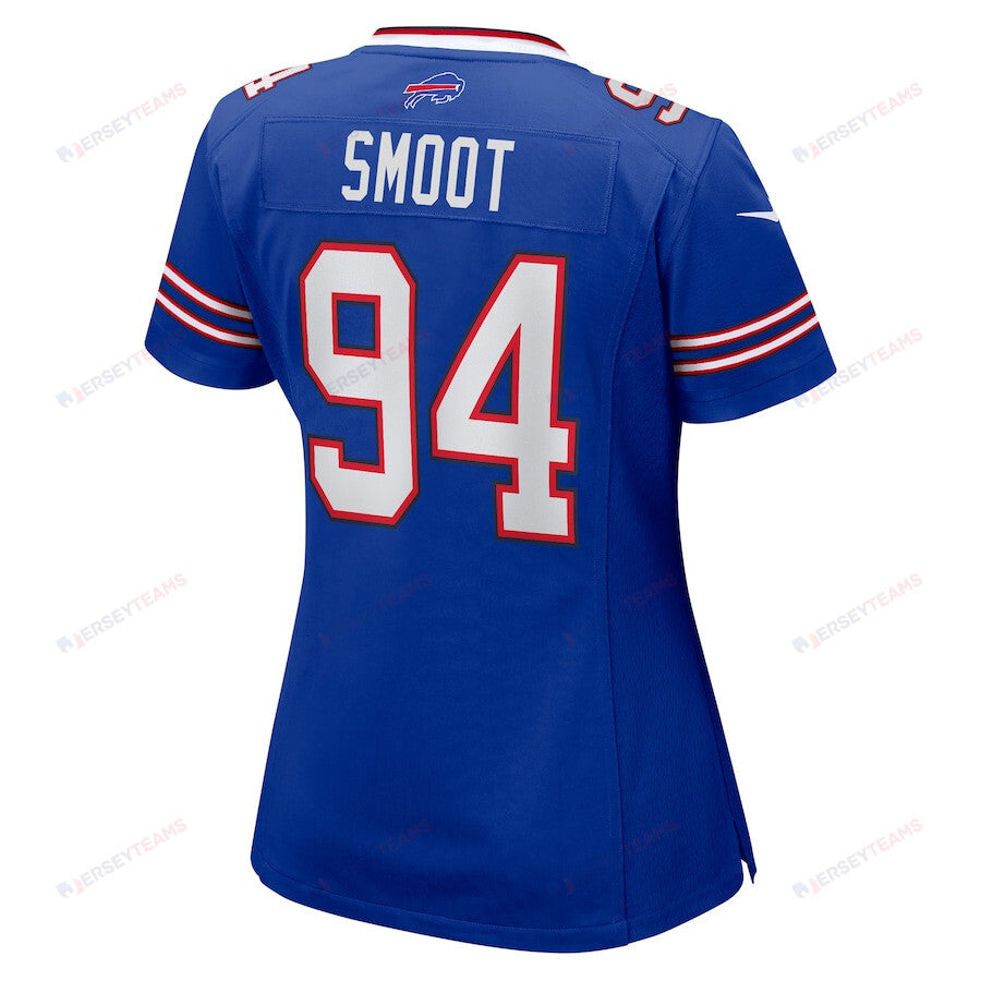 Dawuane Smoot 94 Buffalo Bills Women's Game Jersey - Royal