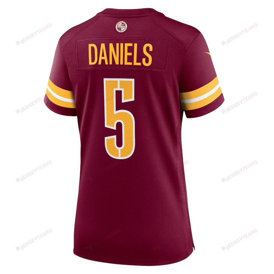 Jayden Daniels 5 Washington Commanders Women's Player Game Jersey - Burgundy