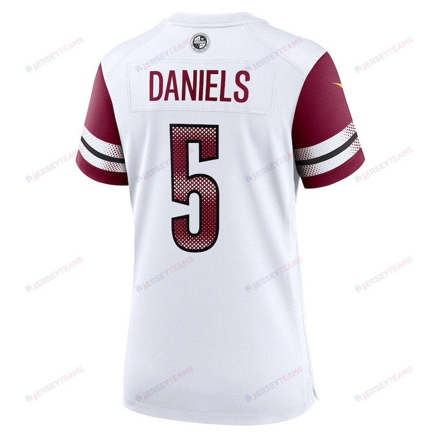 Jayden Daniels 5 Washington Commanders Women's Game Jersey - White