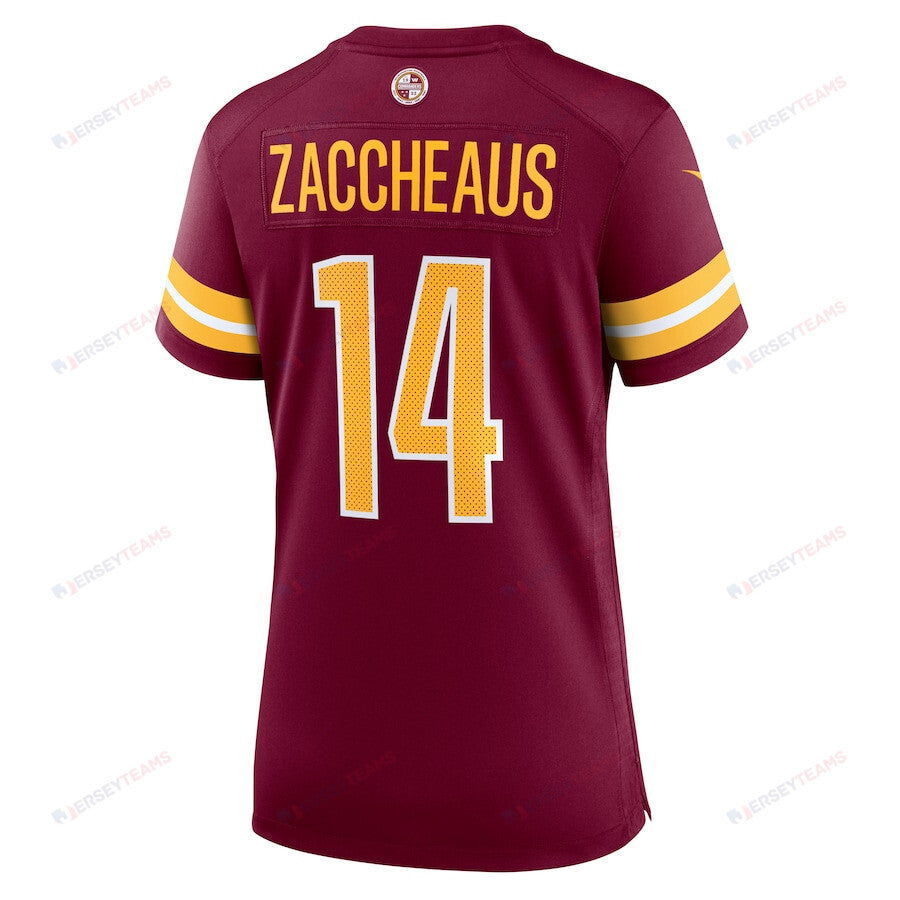 Olamide Zaccheaus 14 Washington Commanders Women's Game Jersey - Burgundy