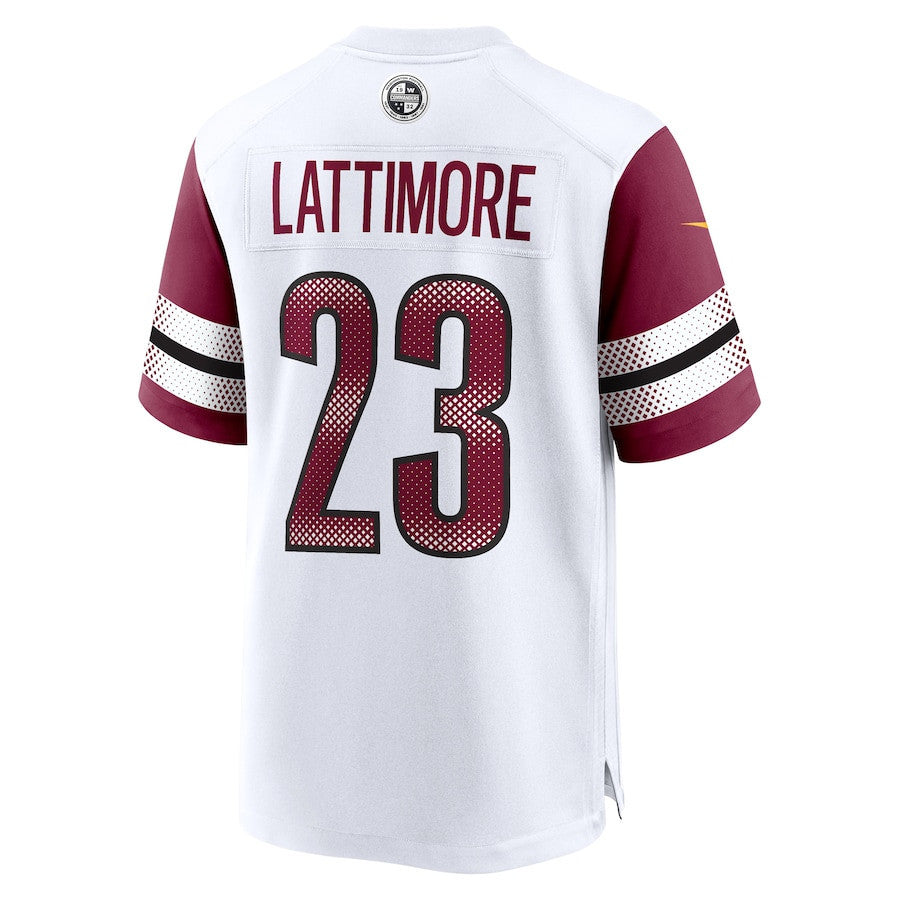 Marshon Lattimore 23 Washington Commanders Game Men Jersey - White