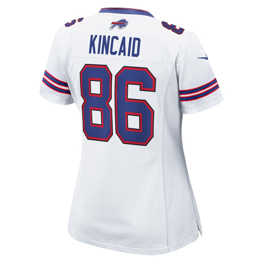 Dalton Kincaid 86 Buffalo Bills Women's Game Jersey - White