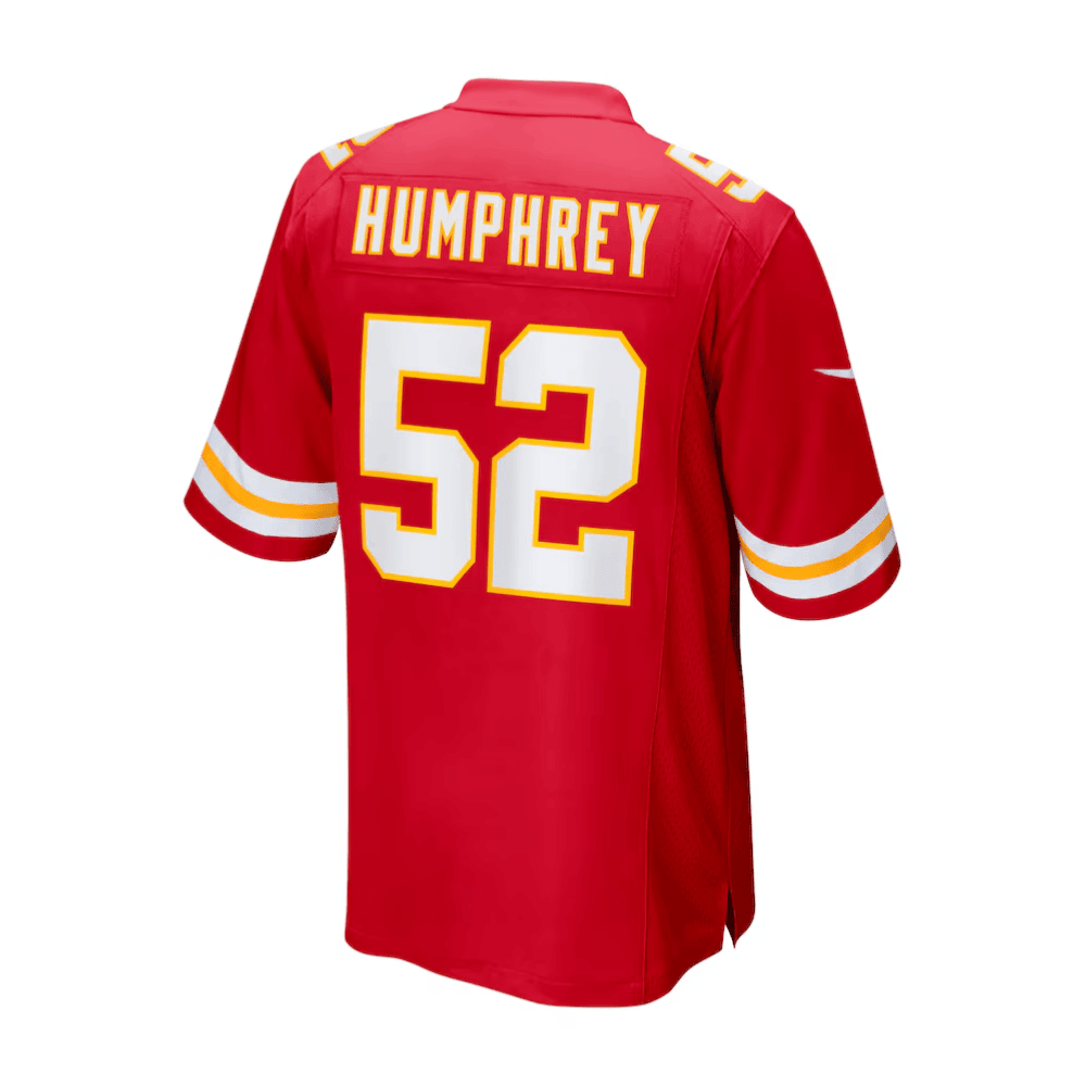 Creed Humphrey 52 Kansas City Chiefs 2025 Pro Bowl Patch Game Men Jersey - Red
