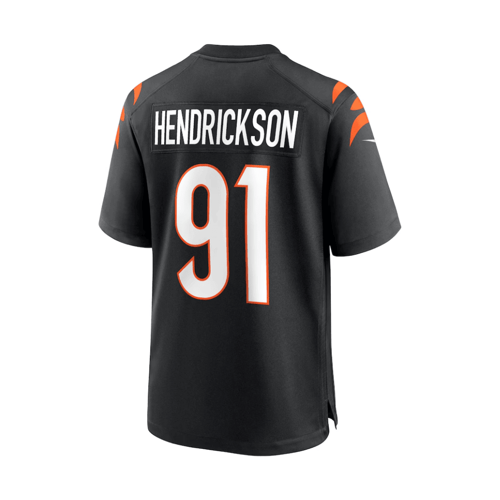 Trey Hendrickson 91 Cincinnati Bengals 2025 Pro Bowl Patch Game Men Jersey - Black