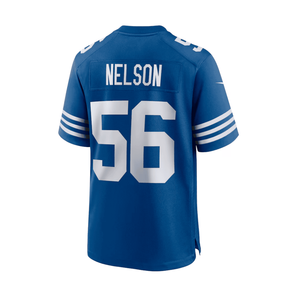 Quenton Nelson 56 Indianapolis Colts 2025 Pro Bowl Patch Game Men Jersey - Royal