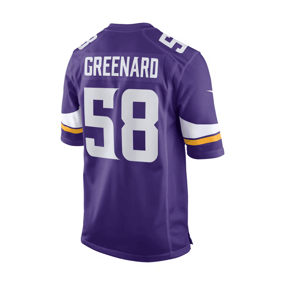 Jonathan Greenard 58 Baltimore Ravens 2025 Pro Bowl Patch Game Men Jersey - Purple