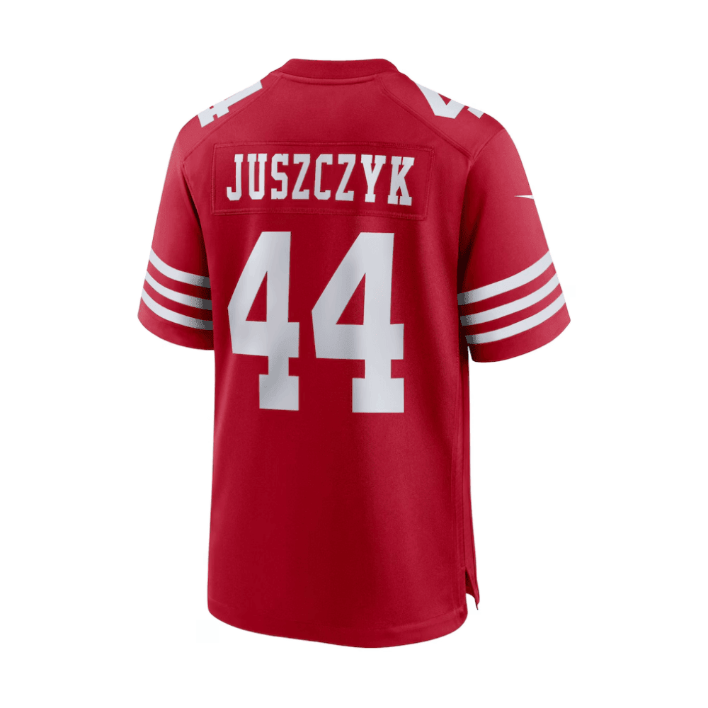 Kyle Juszczyk 44 San Francisco 49ers 2025 Pro Bowl Patch Game Men Jersey - Scarlet