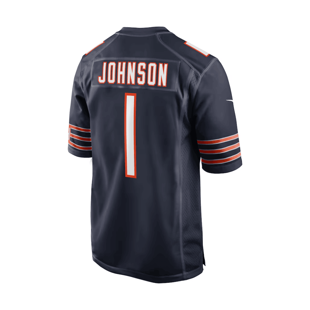 Jaylon Johnson 1 Chicago Bears 2025 Pro Bowl Patch Game Men Jersey - Navy