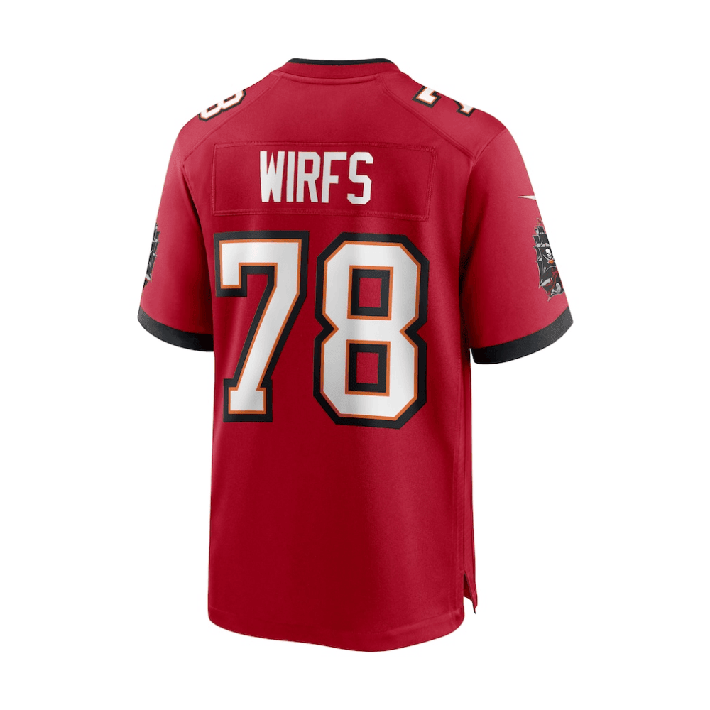 Tristan Wirfs 78 Tampa Bay Buccaneers 2025 Pro Bowl Patch Game Men Jersey - Red